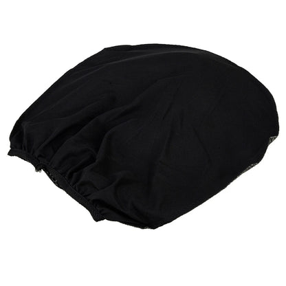 Full Set PU Leather Front Seat Covers for Car - Black