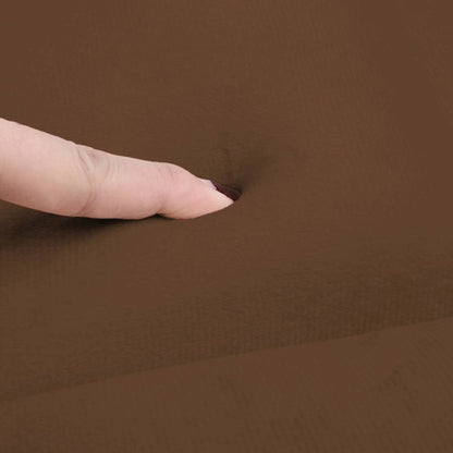 Brown Plush Seat Cover Cushion Mat Warmer for Car - Single Row
