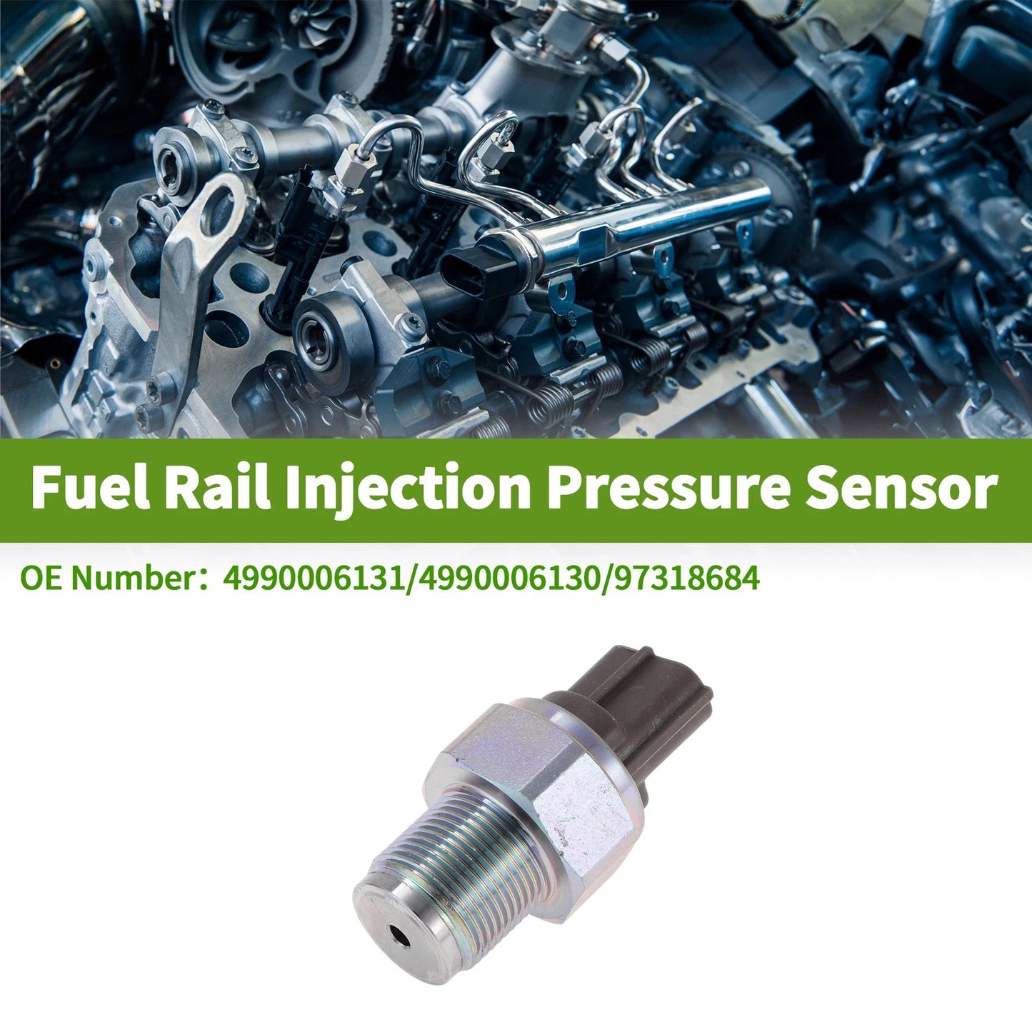 Fuel Injection Pressure Sensor for Isuzu AI-4HK1X 6HK1 6UZ1 6WF1TC (2000-2023)