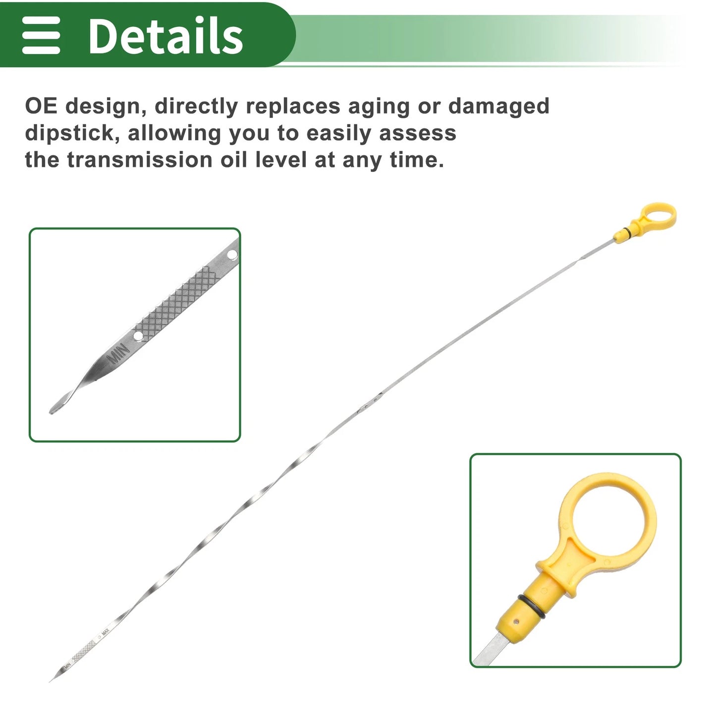 Oil Level Dipstick for Ford F-150 (1998-2008) - Includes Heritage Model