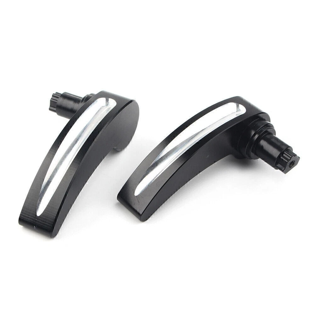 2 x Black Saddlebag Lid Lifter for Harley Touring Road King (2014-2018)
