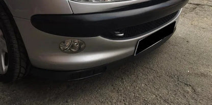 Lip Splitter Spoiler for Peugeot 206 (2000-2012) 2 Piece Euro Bumper Covers