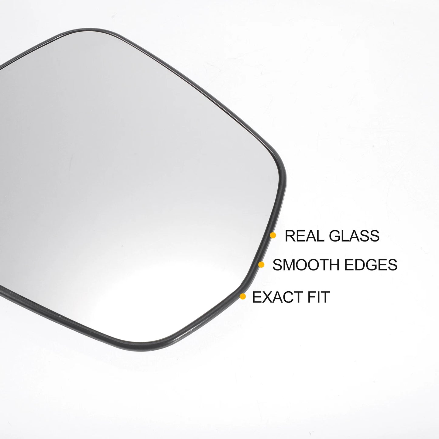 Right Side White Mirror Glass w/ Back Non-heated for Honda HR-V (2014-2020)