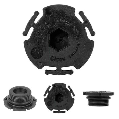 3 x Engine Oil Drain Plug ABS Black for BMW 320i 328i 528i (2012-2016)