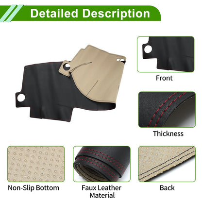 Dashboard Cover Mat for Toyota Corolla (2000-2007) Black Red