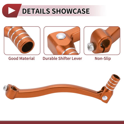 Folding Gear Shifter Lever for Kayo T6 Orange