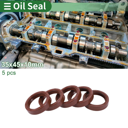 Oil Seal 35x45x10mm Fluorine Rubber Seal for Make Model