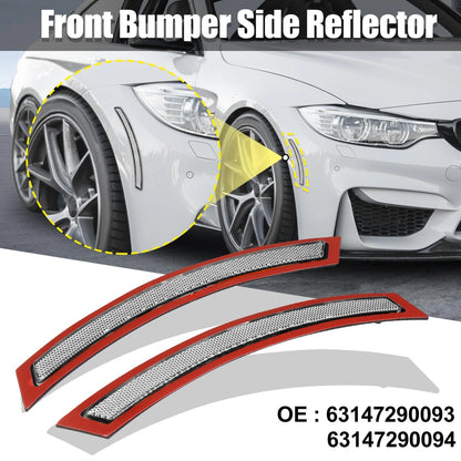 Car Front Bumper Reflector for BMW F15 F85 White