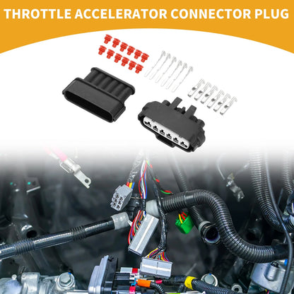 6 Pin Throttle Accelerator Connector Plug for Toyota & Mitsubishi