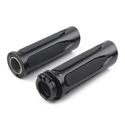 Black Soft Touch Hand Grips for Harley Touring Street Road Glide (2009-2023)