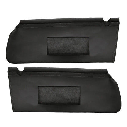 Microfiber Leather Sun Visor Cover for Chevy Tahoe Suburban Yukon (95-99)