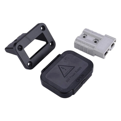 50A Plug Connector Flush Mount Bracket Panel Cover for Caravan