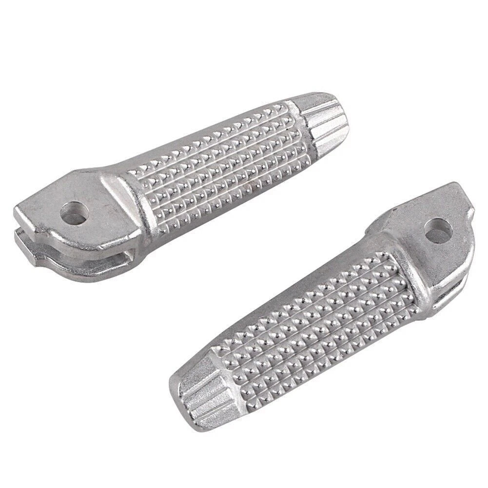Front Silver Footrests Pegs for BMW K1300S K1300R F800R (2005-2013)