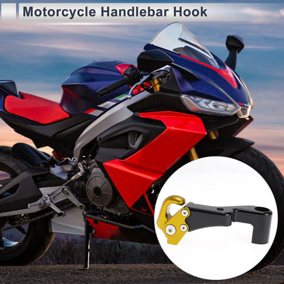 Crooked Flat Handle with Hook for Motorcycle