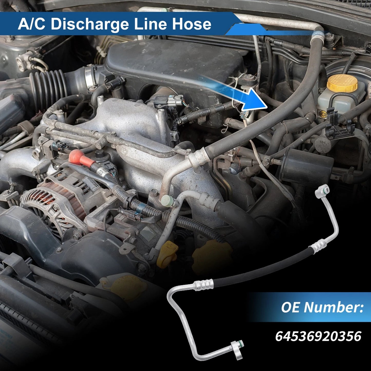 A/C Refrigerant Liquid Hose for BMW 525i (2004 - 2010)