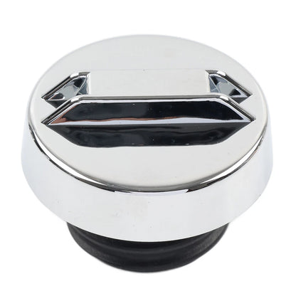 Chrome Vented Gas Fuel Tank Cover for Harley Fat Boy, Electra, Street, Road Glide (1990-2023)