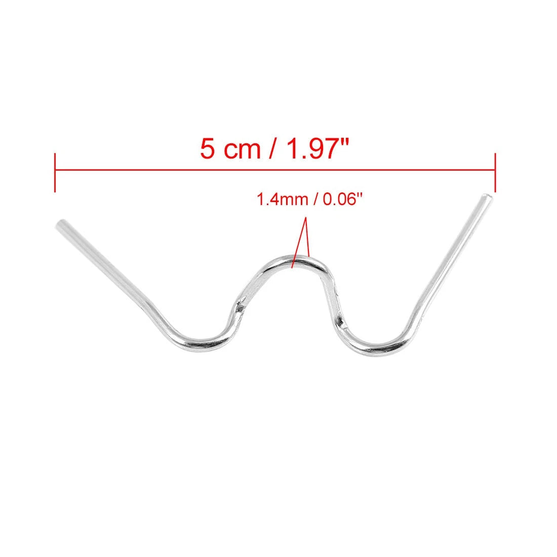 5 x Universal Motorcycle Fastener Spring Clip for Round Headlight