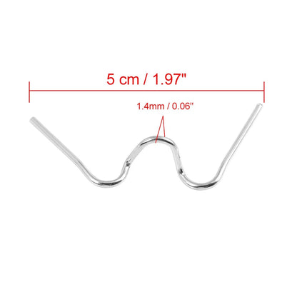 5 x Universal Motorcycle Fastener Spring Clip for Round Headlight