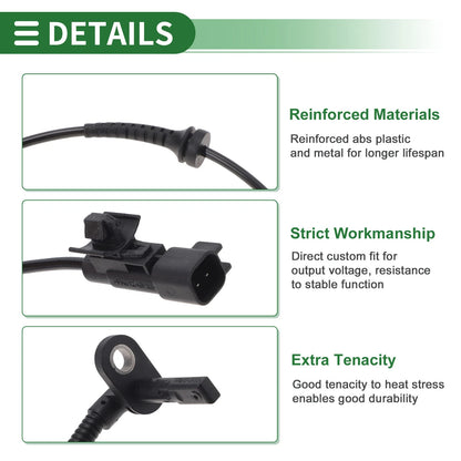 ABS Wheel Speed Sensor Rear Left for Buick Cavalier (2017–2021)