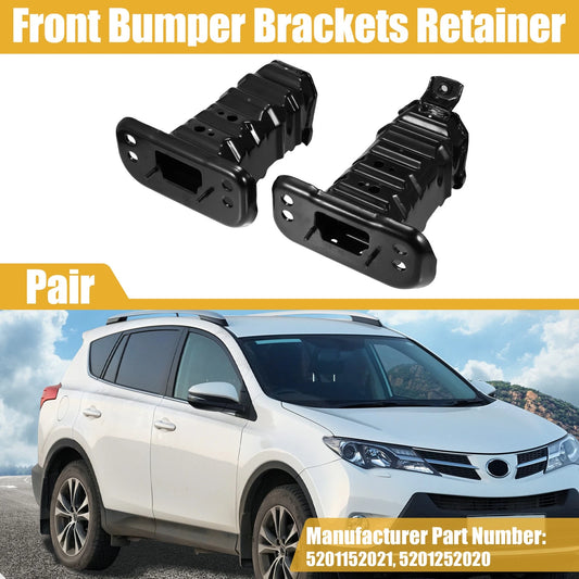 1 Pair Front Left Right Bumper Bracket for Toyota Yaris Base (2007–2012)