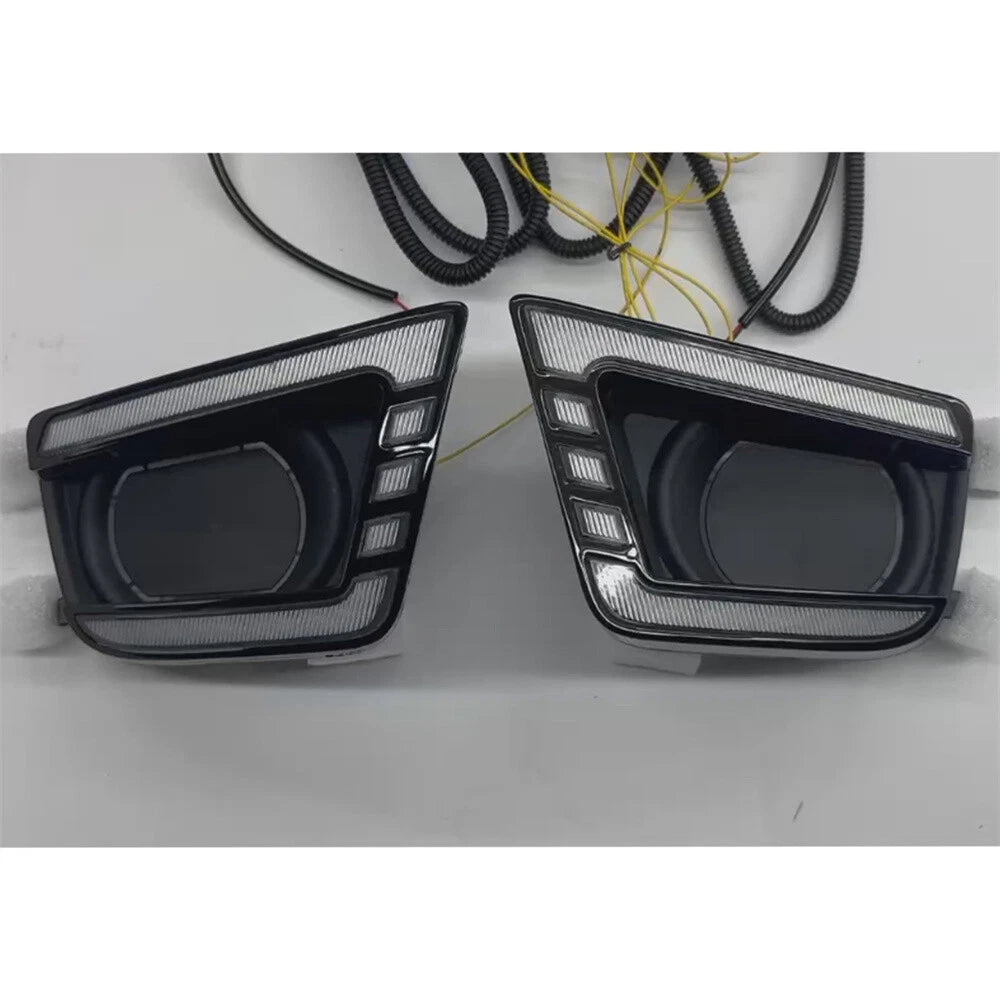 LED White Amber DRL Turn Signal Fog Lights for Toyota Tacoma (2012-2015)