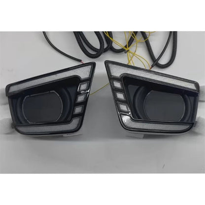LED White Amber DRL Turn Signal Fog Lights for Toyota Tacoma (2012-2015)