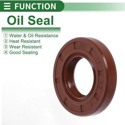 Oil Seal 22x42x8mm Brown FKM Seal Ring for Make Model