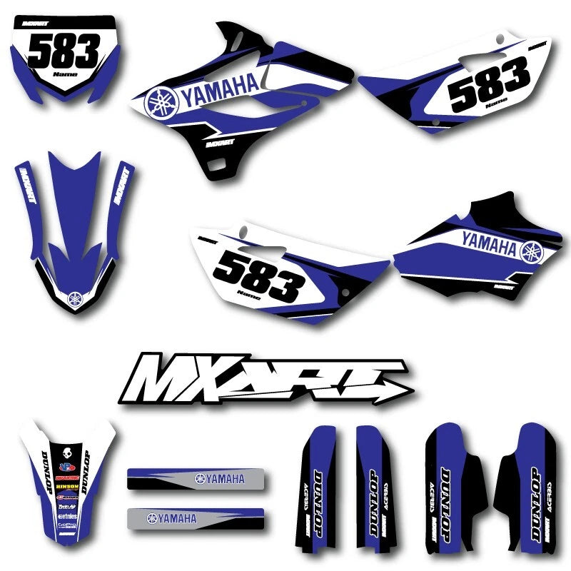 Dusty Style Stickers Kit for Yamaha YZ 85 (2015-2021) Custom Graphic Decals