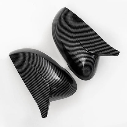 2 x Carbon Fiber ABS Rear View Mirror Covers for BMW X1 (2023-2025)
