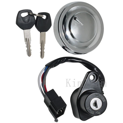 Ignition Key Switch Lock Set for Kawasaki VN900 Vulcan 900 Classic (07-22)
