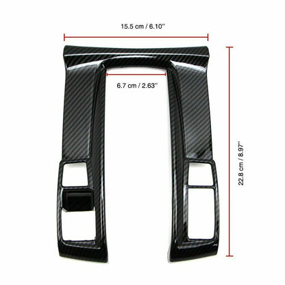Carbon Fiber Console Shift Panel Cover for Honda Civic (2016–2020)
