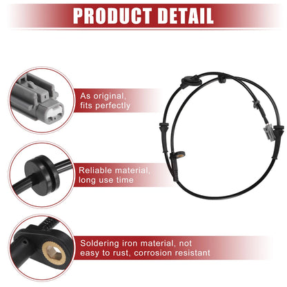Set  Front ABS Wheel Speed Sensors for Nissan Murano (2003-2007)