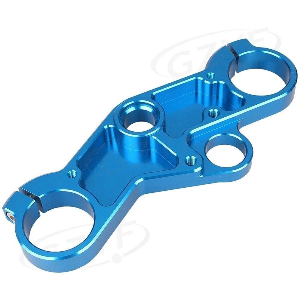 Triple Tree Front End Upper Top Clamp for SUZUKI GSXR 600 01-03, GSXR 1000 Blue