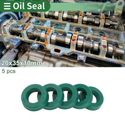 Oil Seal / 20x35x10mm / Rotary Shaft Seal TPU Green for Make Model