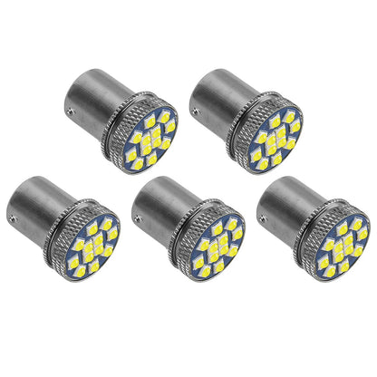 20 x White LED 12SMD BAY15D 1156 P21W Turn Signal Light Bulbs for Car Truck