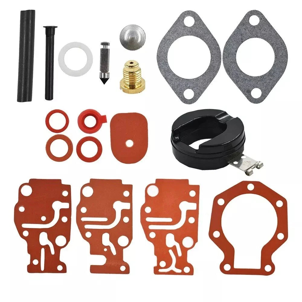 Carburetor Repair Rebuild Kit for Johnson/Evinrude 6-9.9HP (1990-2023)
