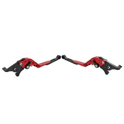 Red CNC Extendable Brake Clutch Levers for BMW S1000XR (2015-2021)