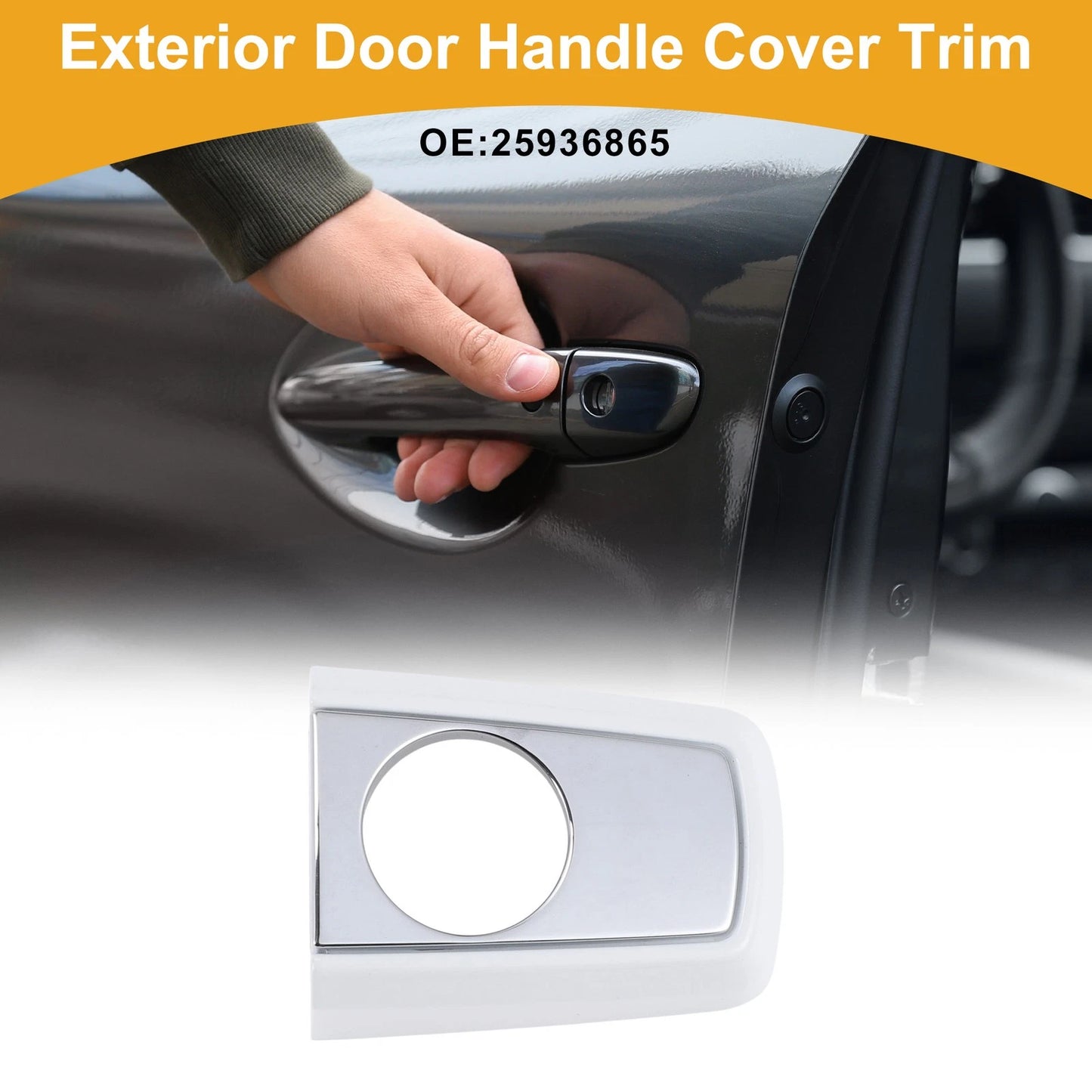 2 x Exterior Door Handle Cover Trim for Buick Regal LaCrosse Encore