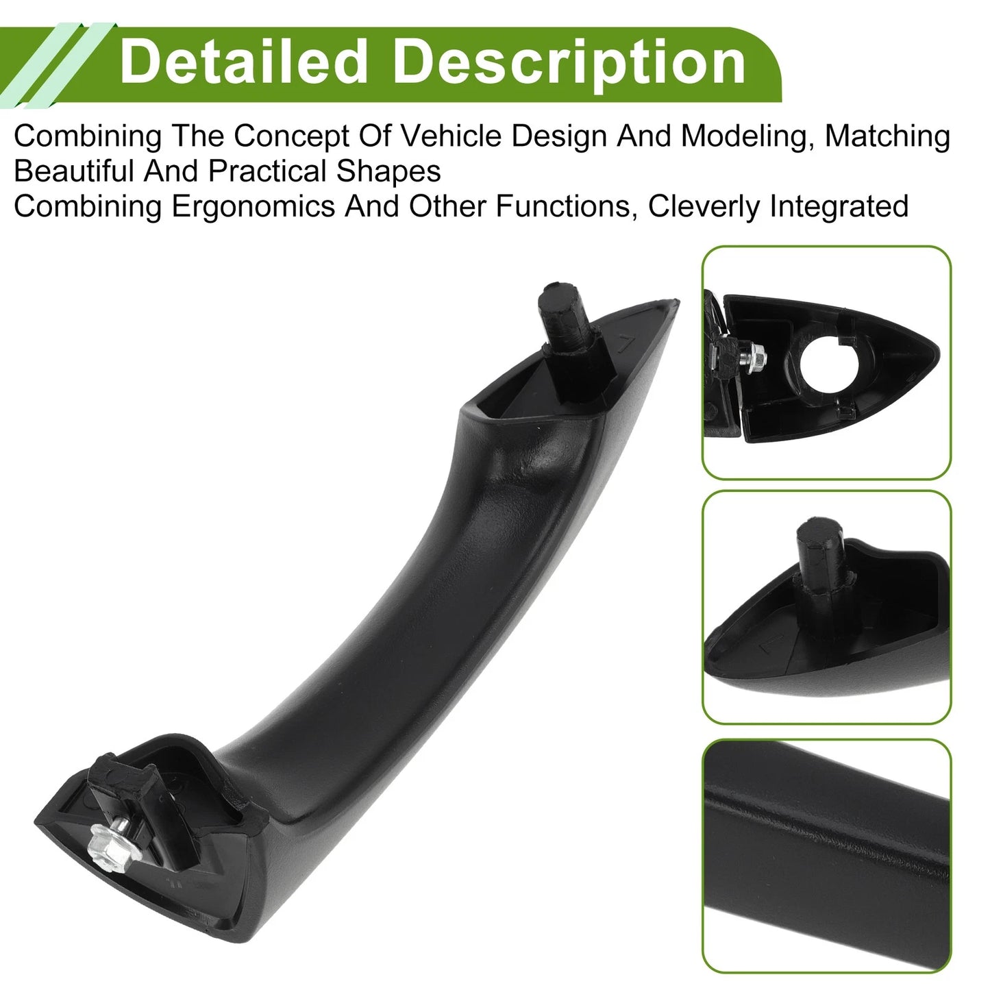 Exterior Door Handle for BMW X5 E53 2000-2006 Black Front Left