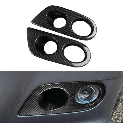 Carbon Fiber Black Front Fog Light Frame Covers for BMW E46 M3 (2001-2006)