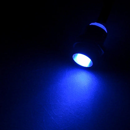 10 x Blue 8mm LED Indicator Lamp for Dash Panel Light Bulb