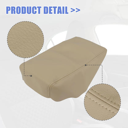 Microfiber Leather Console Lid Armrest Cover for Nissan Altima (2007-2012)