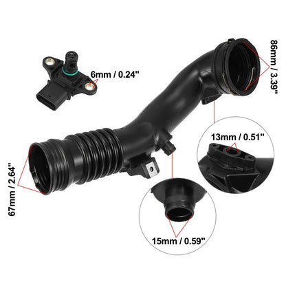 Air Charge Turbo Induction Pipe with Sensor Kit for BMW X5 (2012-2013)