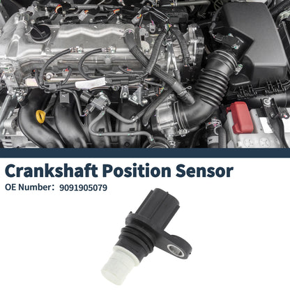Crankshaft Position Sensor for Toyota Vitz F 1.3L (2005-2010) - 1 Pc Black