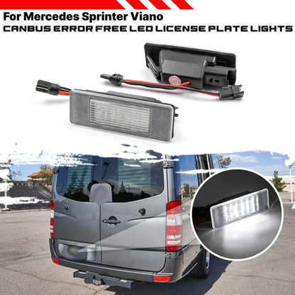 LED License Plate Light for Mercedes-Benz Sprinter 906 Viano W639 Vito W639