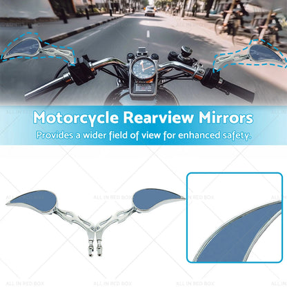 Rearview Mirrors for Harley Davidson Street Glide & Dyna