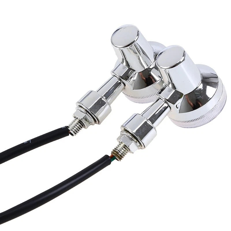 Amber Classic Motorcycle Turn Signal Lights for Universal Models
