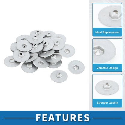 30 x Heat Protection Mounting Nut Clips for BMW 228i (2014-2016)
