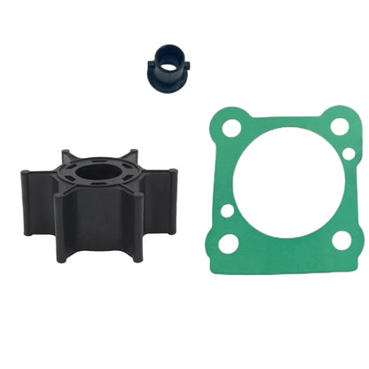 Water Pump Impeller & Gasket for Yamaha 2-Stroke 6HP 8HP Outboard