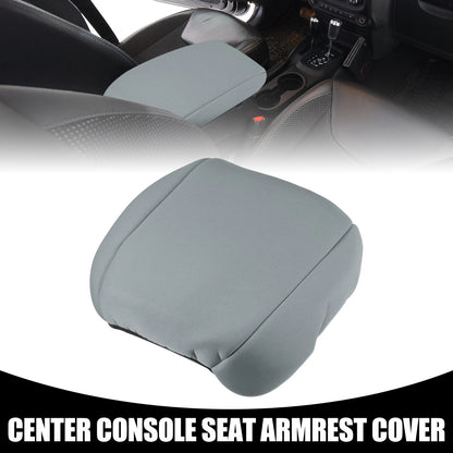 Center Console Lid Armrest Cover for JEEP Wrangler (2018-2023) Gray